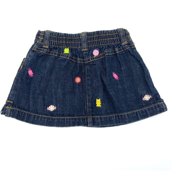Gymboree Candy Shoppe Baby Girl's Denim Skirt - Picture 2 of 3